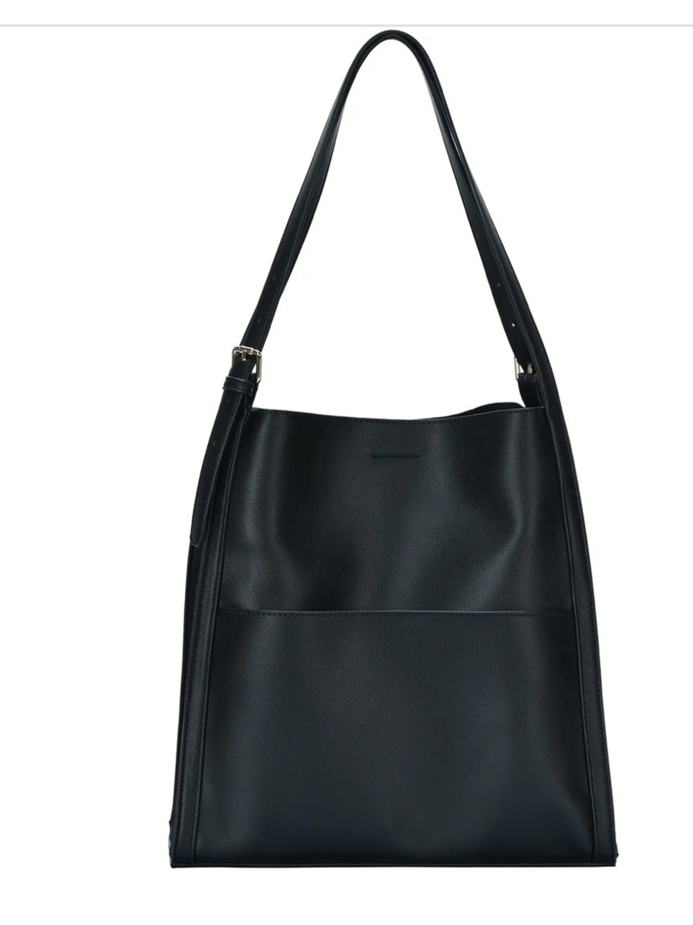 Antik Kraft black vegan leather Sadie Tote bag